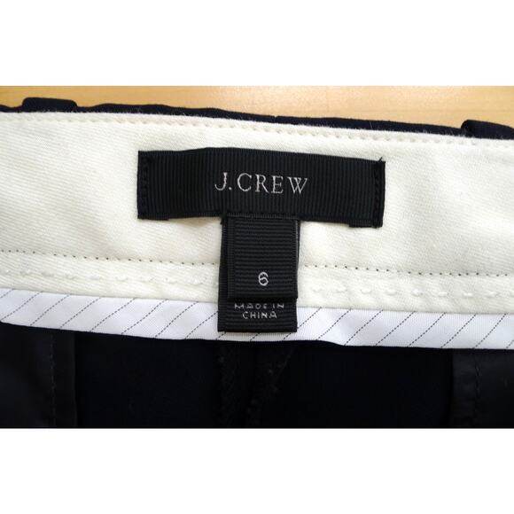 J.CREW Eaton Boy Italian Tollegno 1900 Stretch Wool Cropped Trouser Pants 6 $130 - Picture 4 of 8